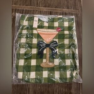 NWT Anthropologie Canvas Cosmopolitan Beaded Tote